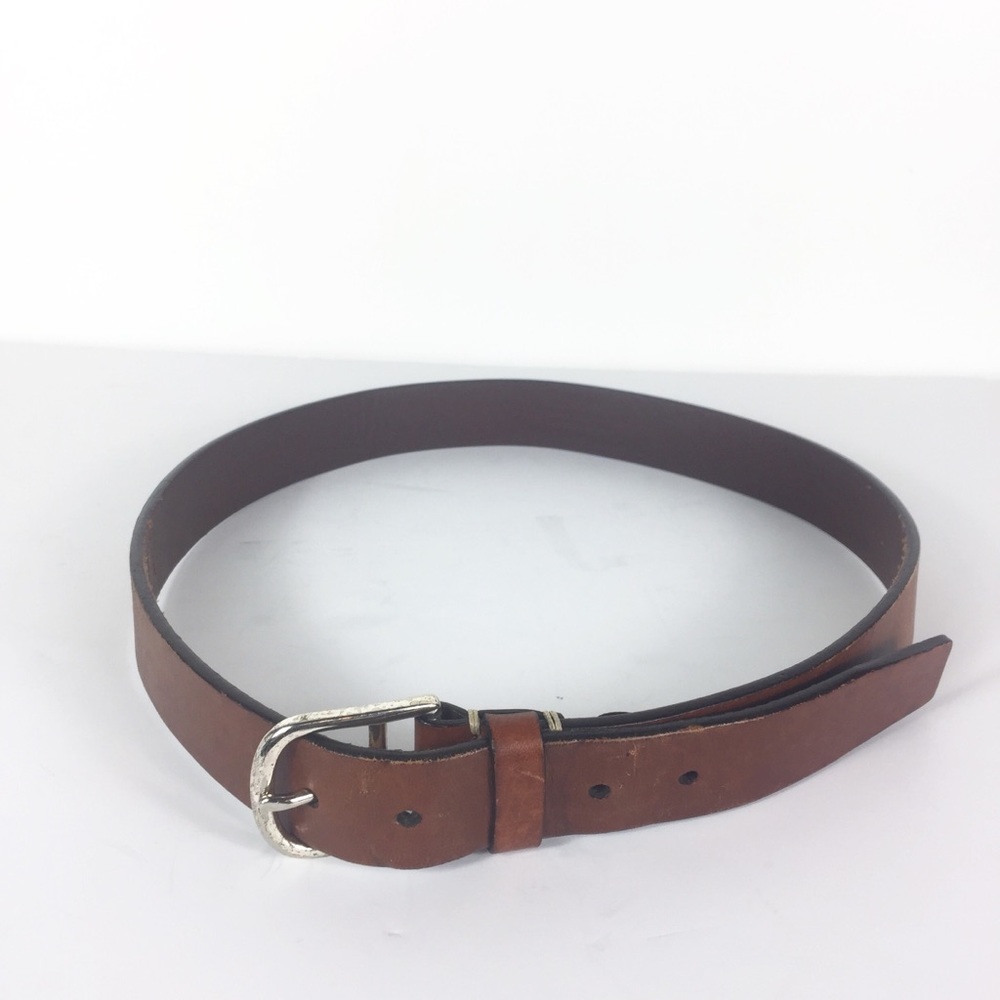 Tommy Hilfiger Mens Brown Leather Belt - Picture 2 of 6